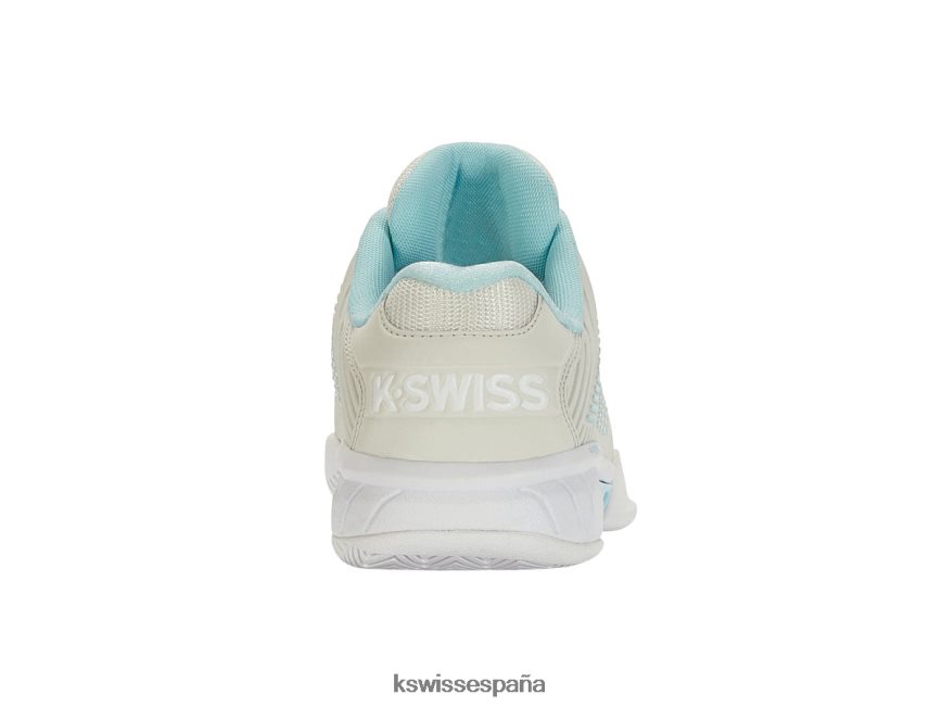 K-Swiss hypercourt express de 2 anchos mujer NNDRHV256 gris/blanco/azul zapatos