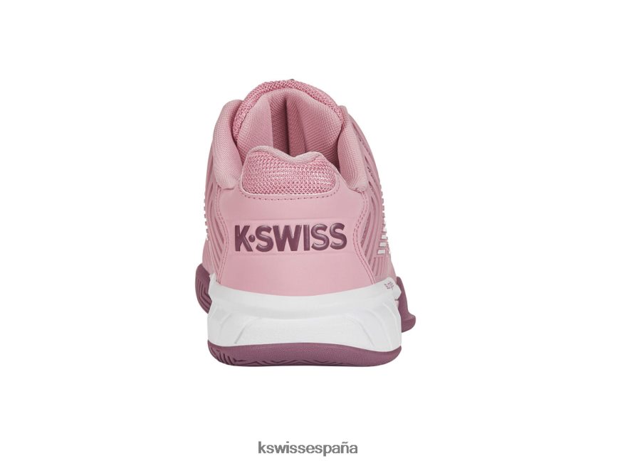 K-Swiss hypercourt express de 2 anchos mujer NNDRHV529 cameo pink/uva néctar/orchid haze zapatos