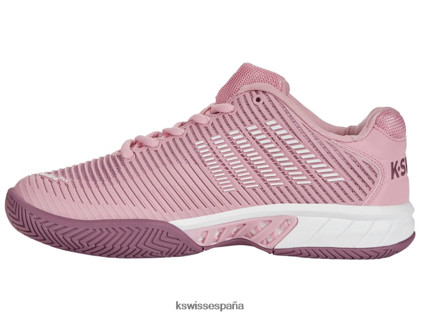 K-Swiss hypercourt express de 2 anchos mujer NNDRHV529 cameo pink/uva néctar/orchid haze zapatos