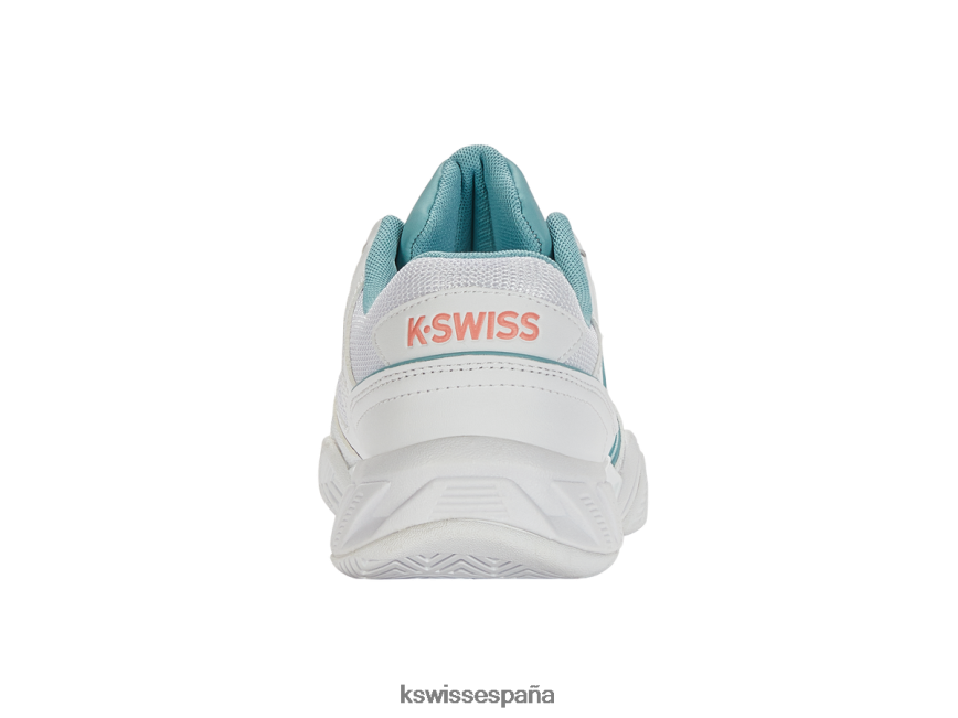 K-Swiss pez gordo luz 4 mujer NNDRHV239 blanco/azul nilo/flor del desierto zapatos