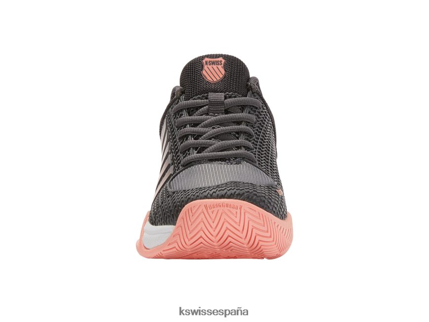 K-Swiss pickleball ligero expreso mujer NNDRHV224 asfalto/gris acero/melocotón zapatos