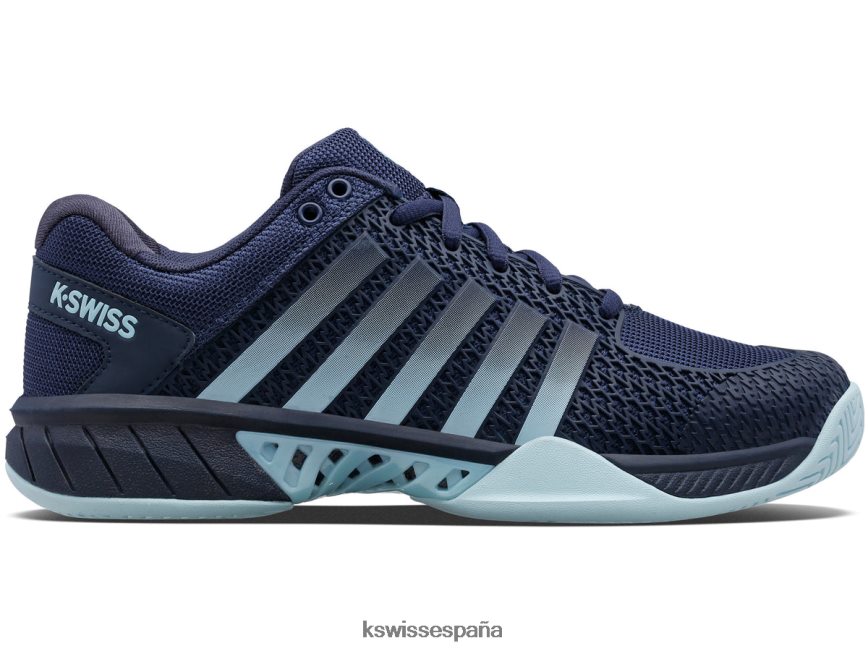 K-Swiss pickleball ligero expreso mujer NNDRHV244 iris negro/resplandor azul/blanco zapatos