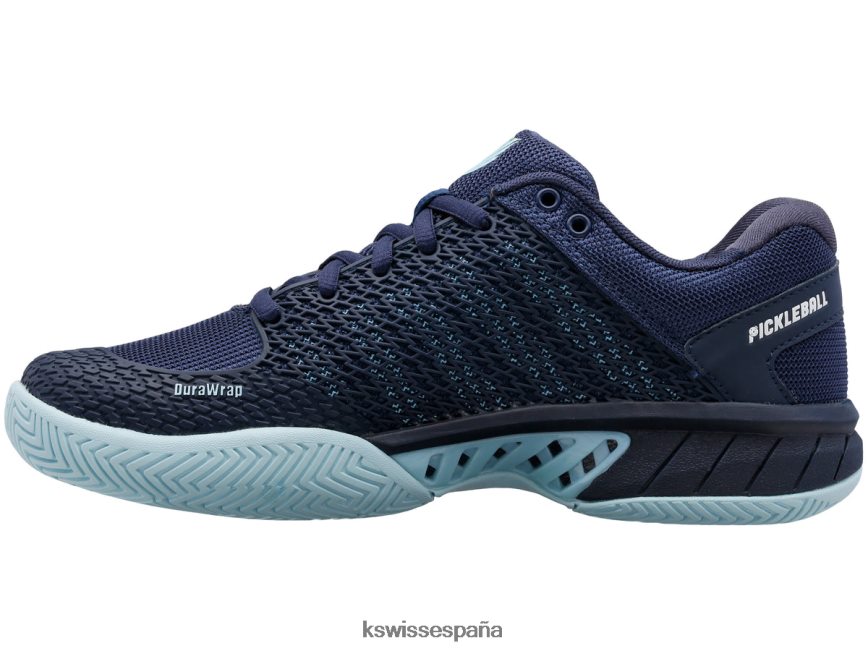 K-Swiss pickleball ligero expreso mujer NNDRHV244 iris negro/resplandor azul/blanco zapatos
