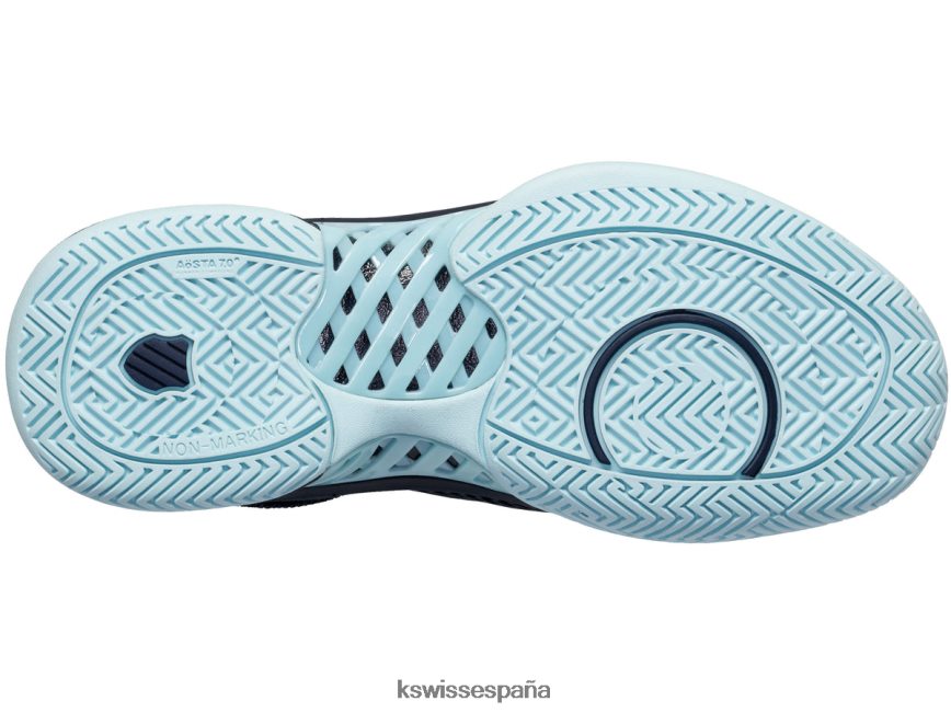 K-Swiss pickleball ligero expreso mujer NNDRHV244 iris negro/resplandor azul/blanco zapatos