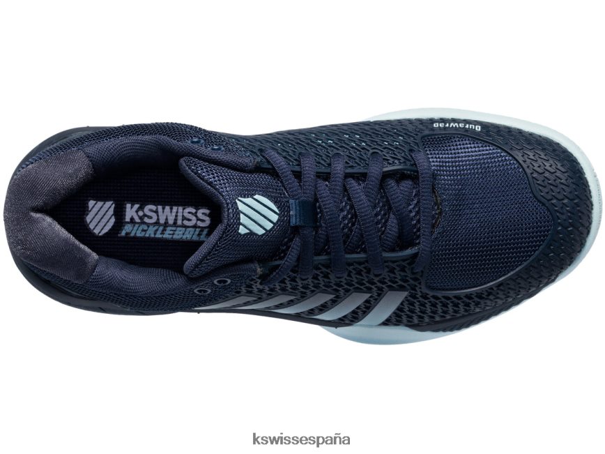 K-Swiss pickleball ligero expreso mujer NNDRHV244 iris negro/resplandor azul/blanco zapatos