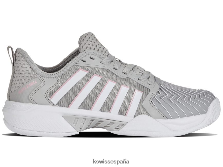 K-Swiss pickleball supremo mujer NNDRHV236 azul vapor/blanco/rubor coral zapatos