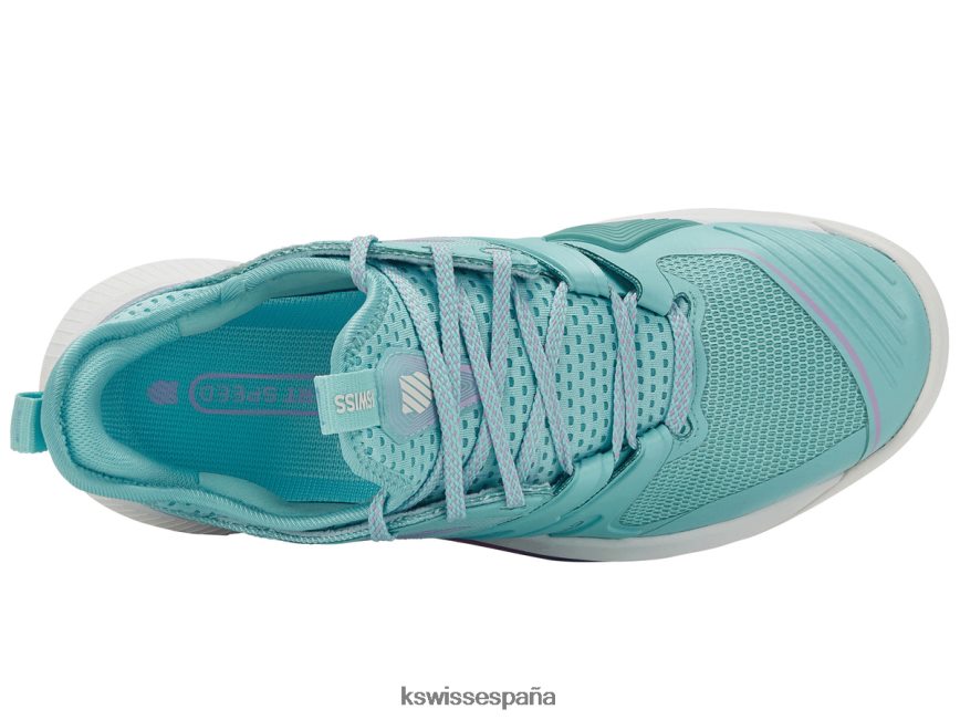 K-Swiss speedtrac mujer NNDRHV249 azul ángel/blanco brillante/lila transparente zapatos