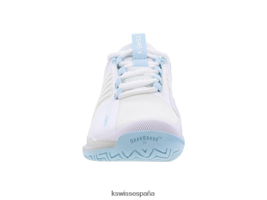 K-Swiss ultrashot 3 mujer NNDRHV231 brillo blanco/azul zapatos