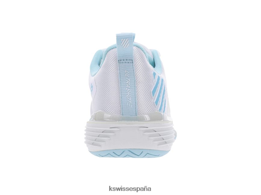 K-Swiss ultrashot 3 mujer NNDRHV231 brillo blanco/azul zapatos
