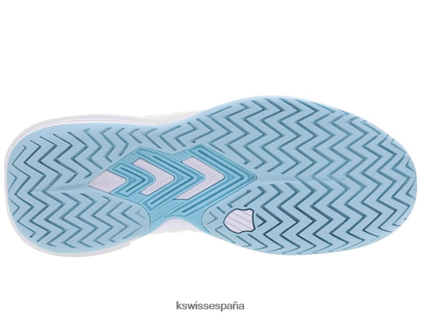 K-Swiss ultrashot 3 mujer NNDRHV231 brillo blanco/azul zapatos