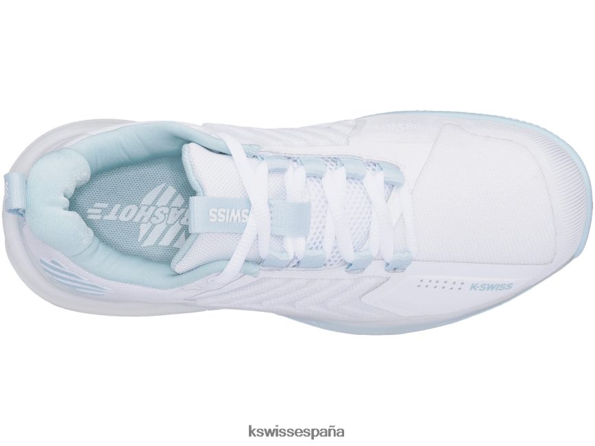 K-Swiss ultrashot 3 mujer NNDRHV231 brillo blanco/azul zapatos