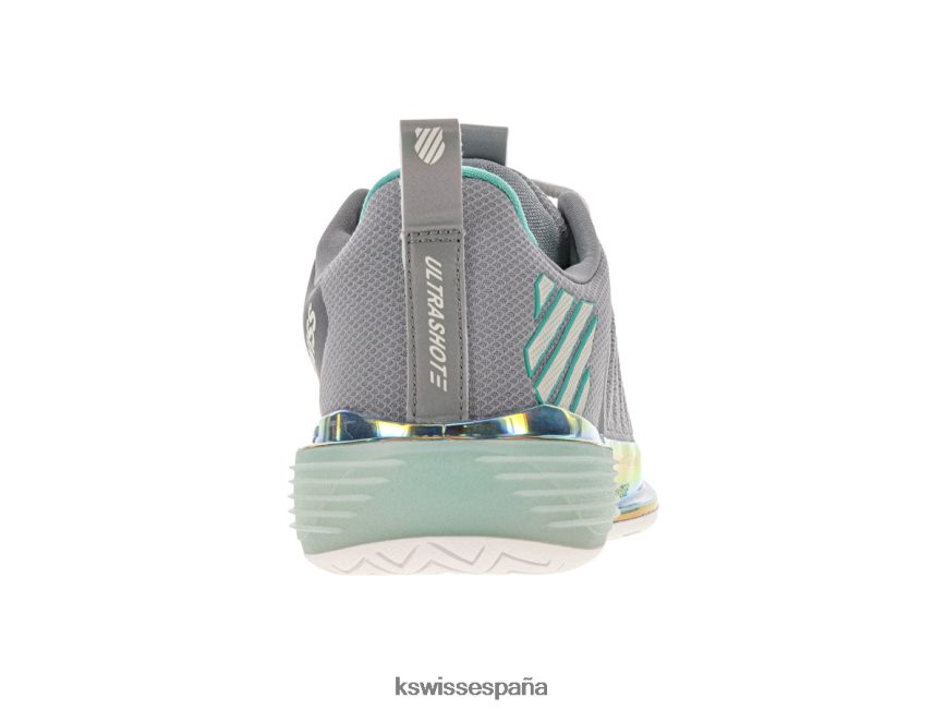 K-Swiss ultrashot 3 mujer NNDRHV238 aleación/blanco brillante/turquesa zapatos