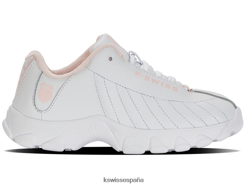 K-Swiss st329 niños NNDRHV595 blanco/rosa celestial calzado