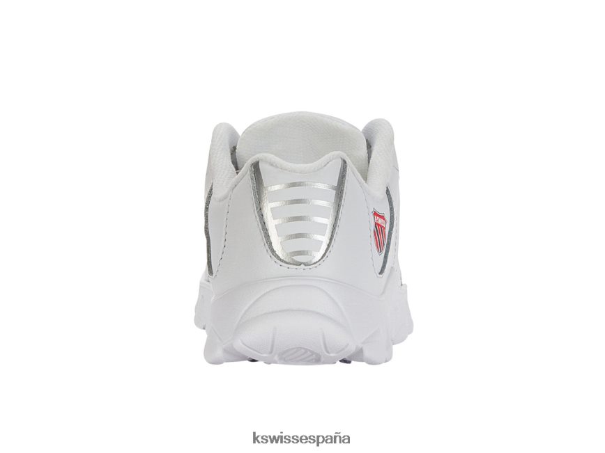 K-Swiss st329 niños NNDRHV612 blanco/azul marino/rojo calzado