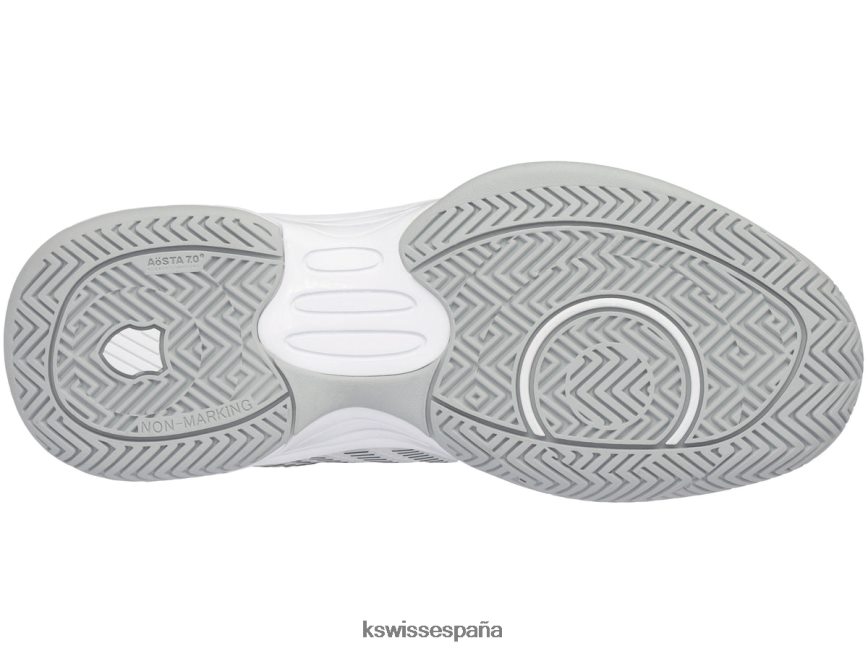 K-Swiss Hipercourt Express 2 niños NNDRHV412 apenas azul/blanco/de gran altura tenis