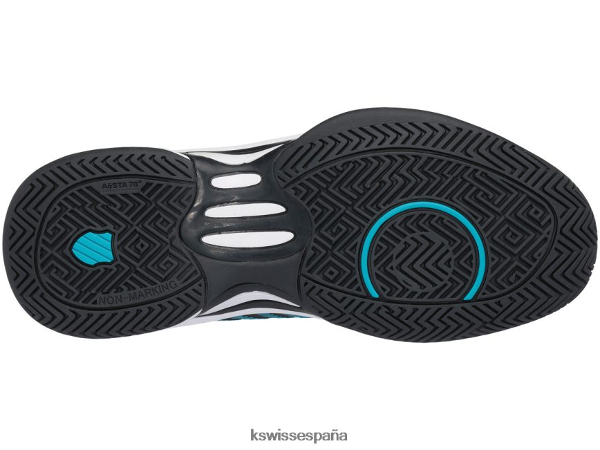 K-Swiss Hipercourt Express 2 niños NNDRHV424 gris/blanco/peacoat tenis