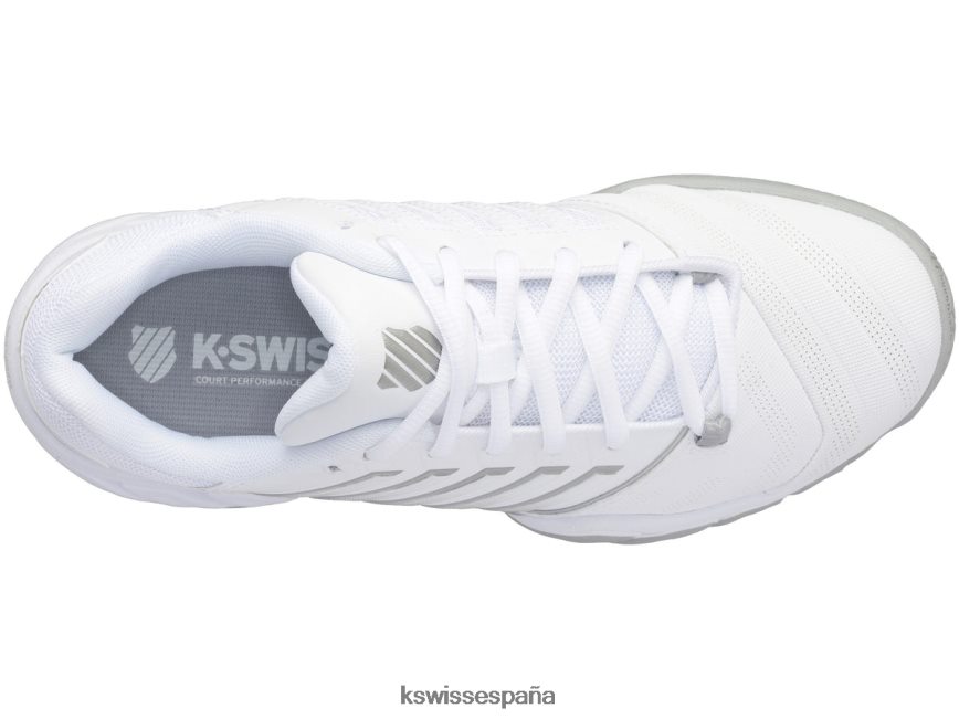 K-Swiss pez gordo luz 4 niños NNDRHV413 blanco/de gran altura/plateado tenis