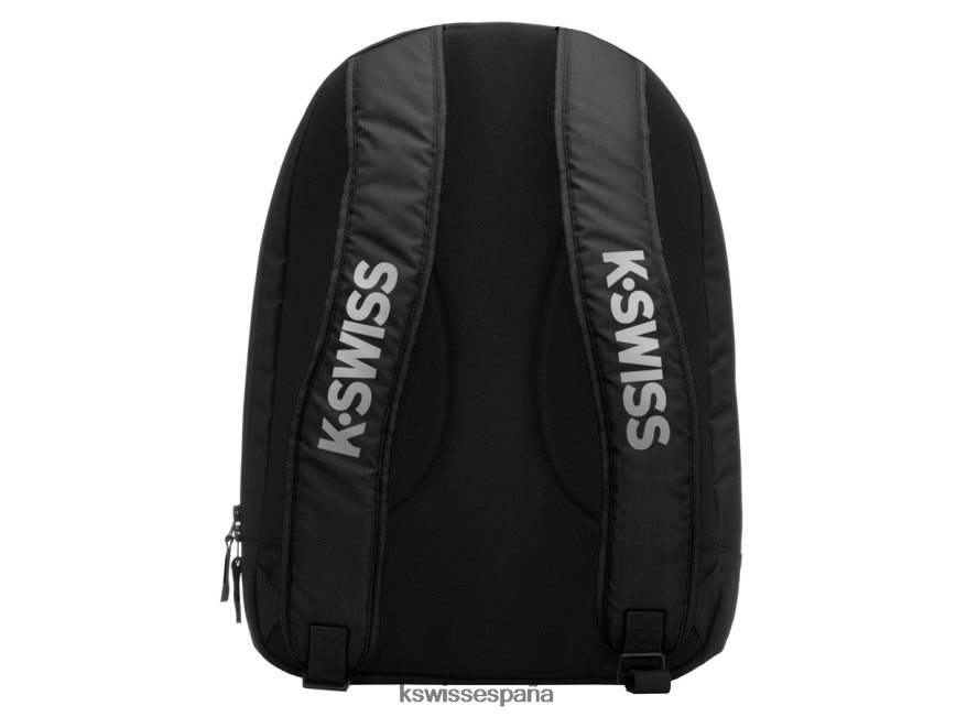 K-Swiss mochila de tenis unisexo NNDRHV408 negro/plata mochila