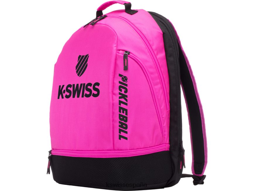 K-Swiss mochila pickelball unisexo NNDRHV409 rosa/negro mochila