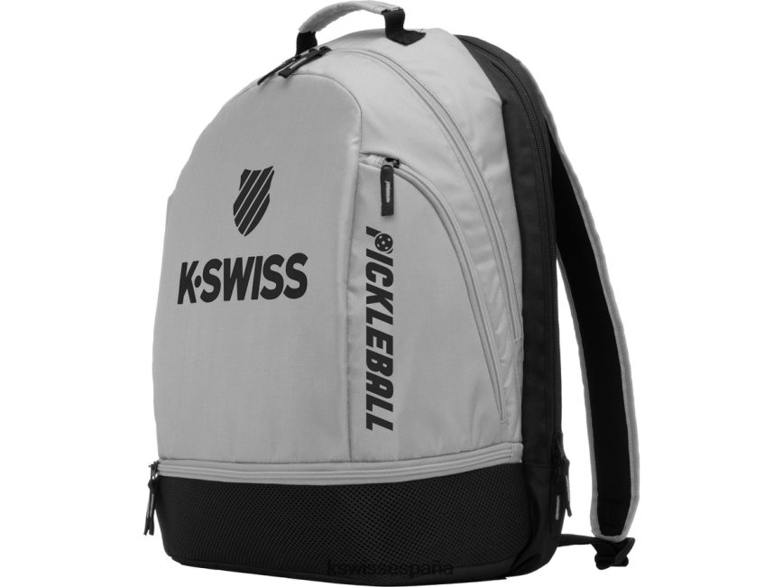 K-Swiss mochila pickelball unisexo NNDRHV410 gris negro mochila