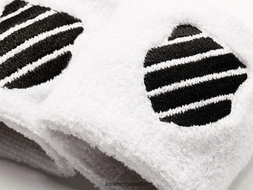 K-Swiss muñequera unisexo NNDRHV406 blanco negro pulsera