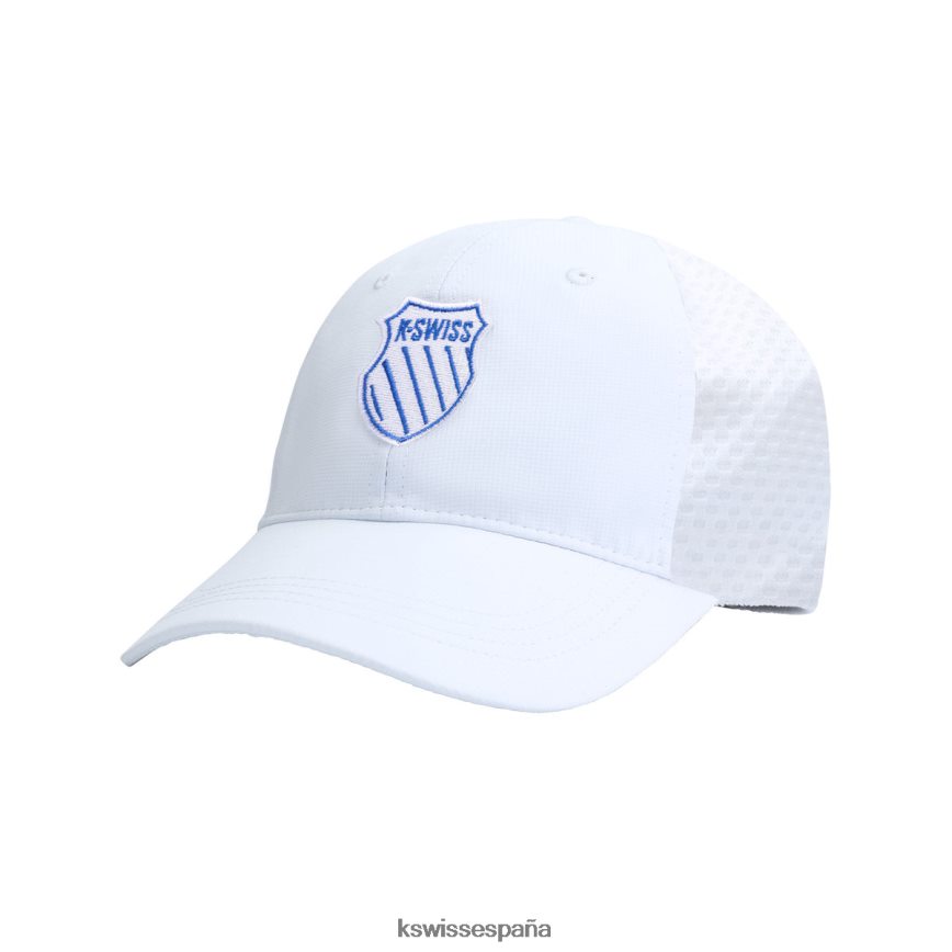K-Swiss sombrero de pickleball de corte láser unisexo NNDRHV400 blanco sombrero